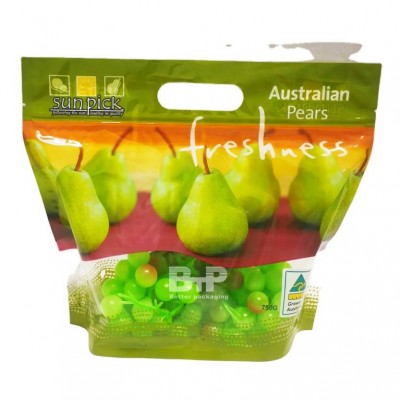 Printed Custom Shaped Plastic Bag For Juice Liquid Food Packaging