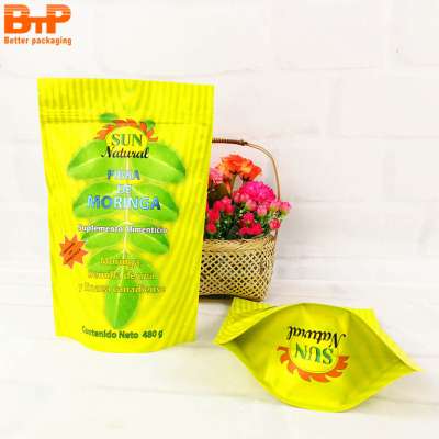 Whey Protein Powder/Coffee Bean /Coffee Powder 480g Packaging Pouch Doy-pack Bag With Gravure Printing